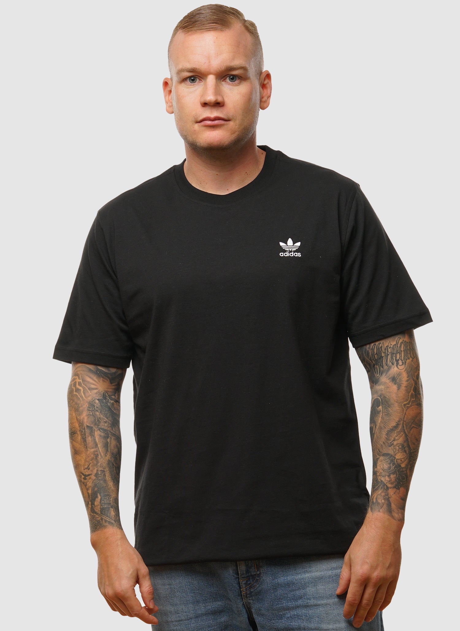 Adidas shirt black best sale