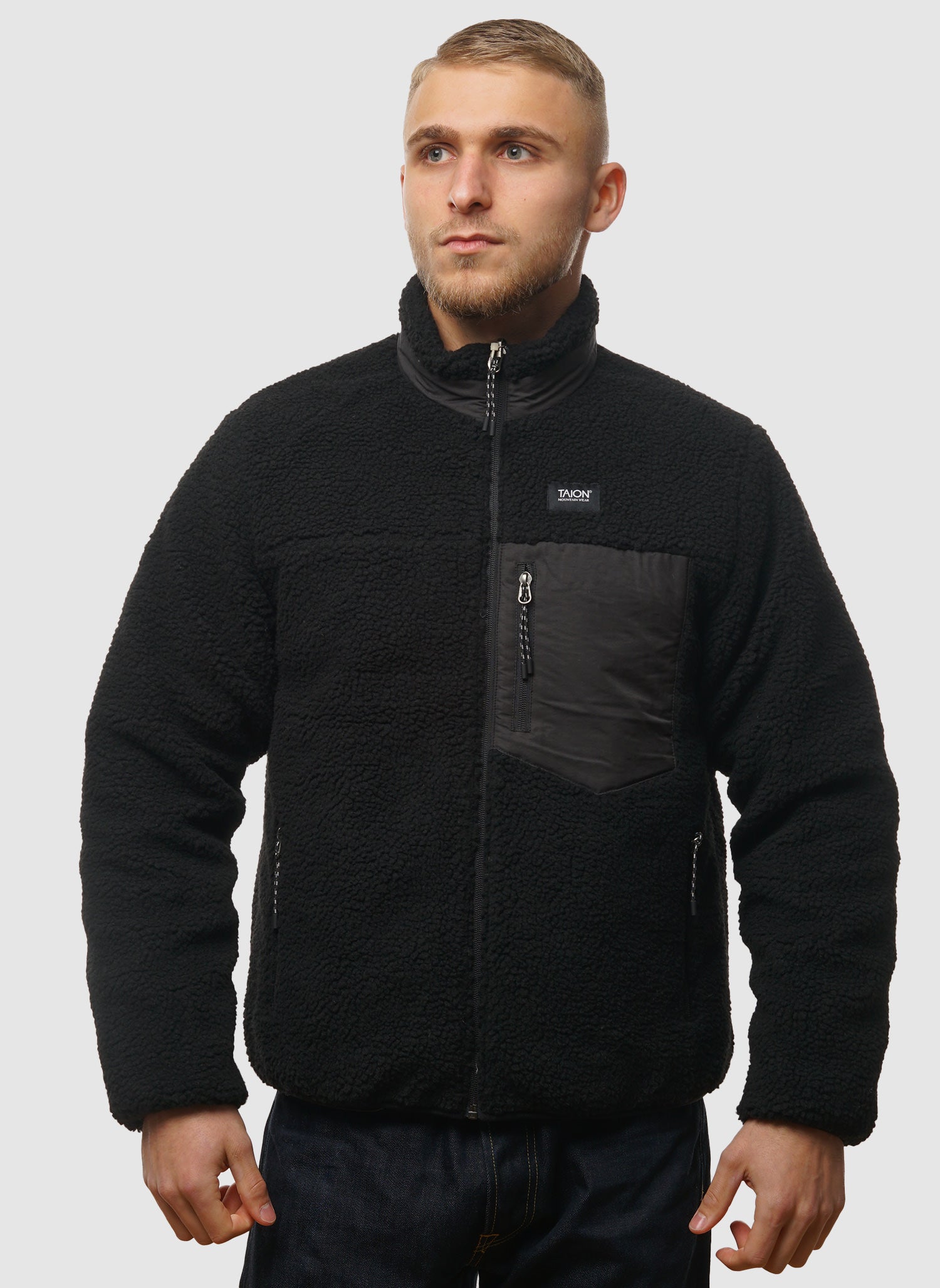 Down Boa Reversible Jacket - Black/Black – The Smart Dresser