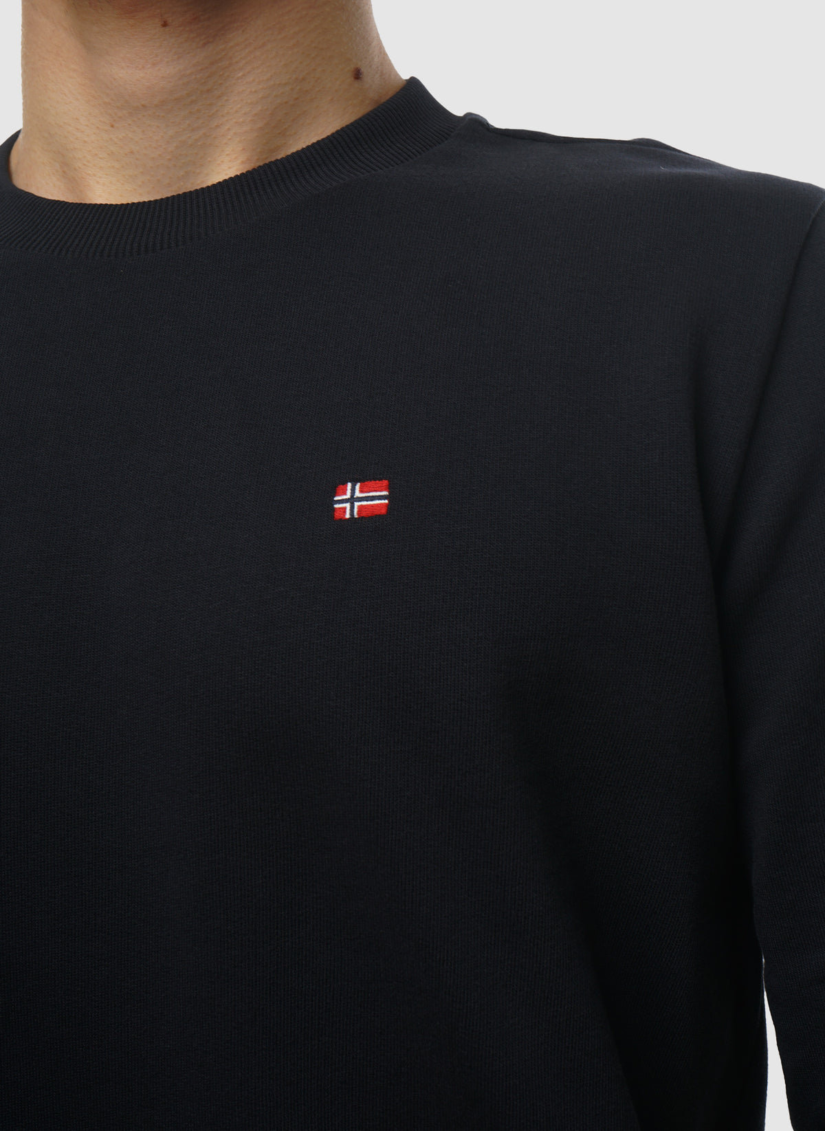 Balis Crew Neck Sweatshirt - Black