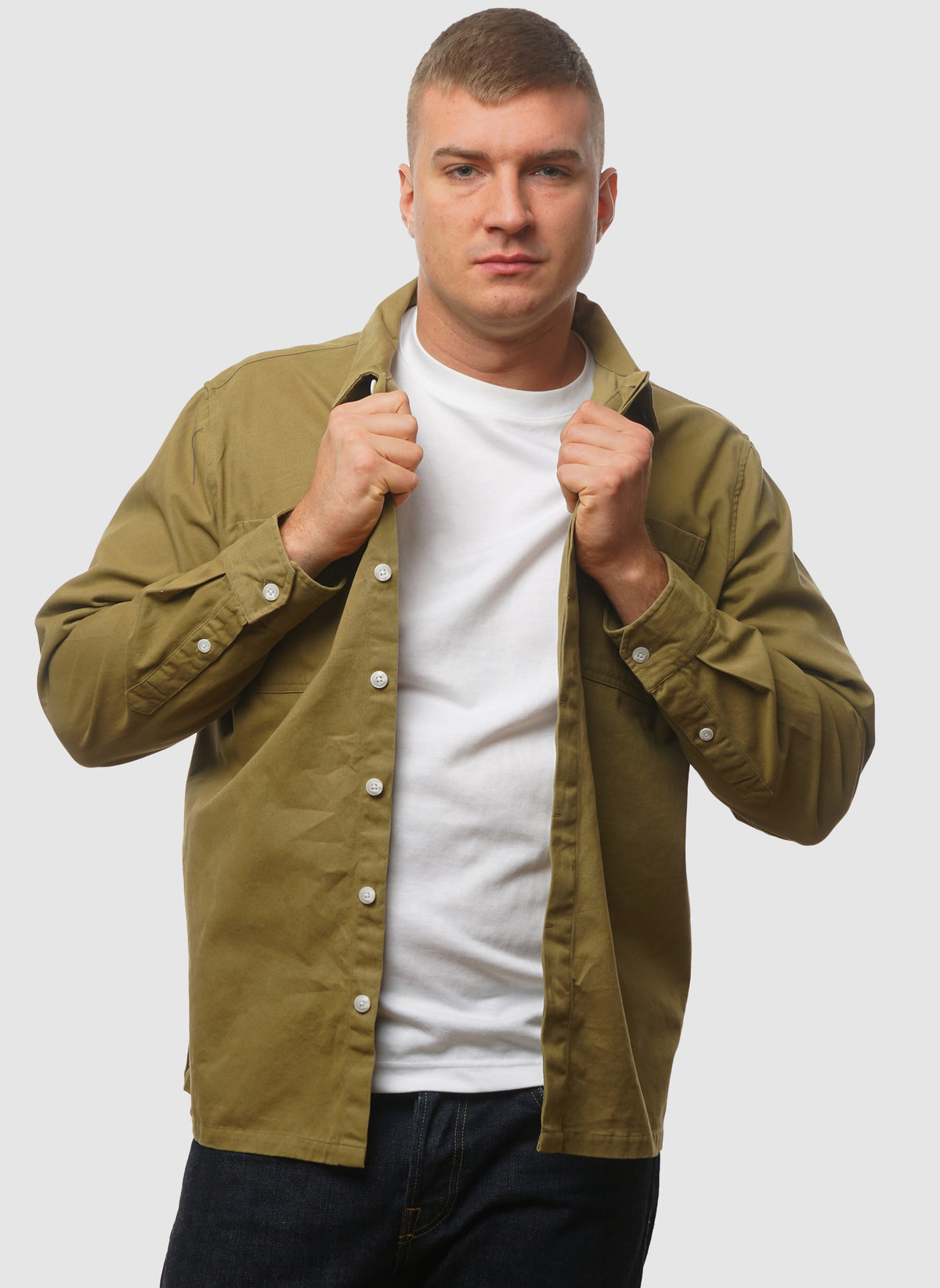 Leon Overshirt - True Khaki