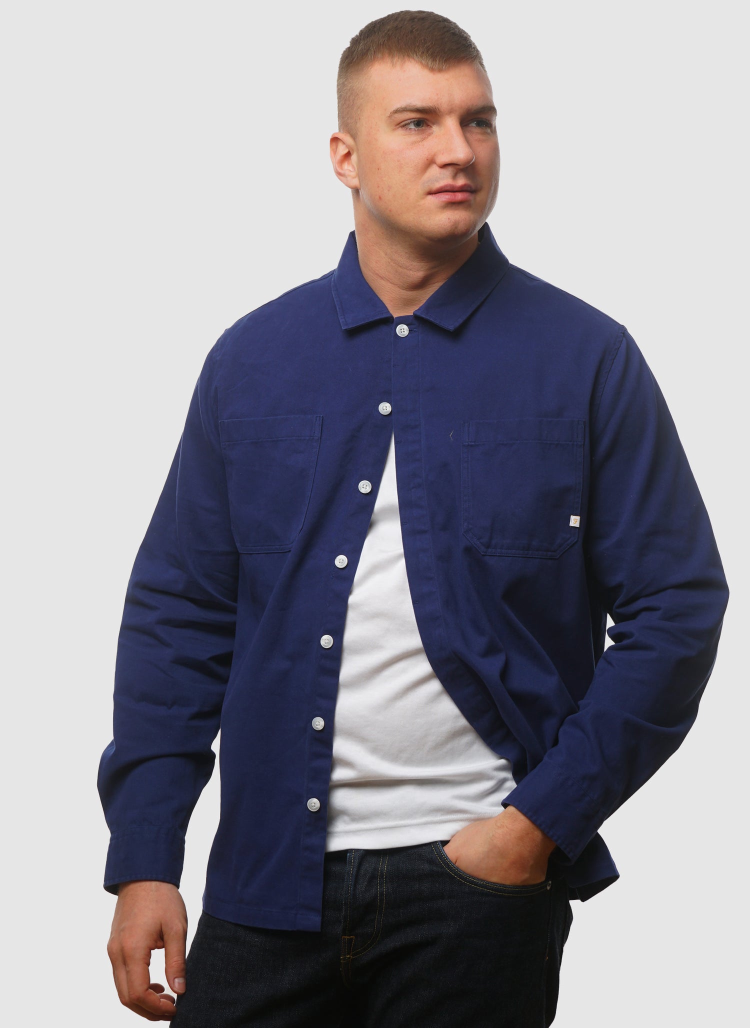 Leon Overshirt - Rich Indigo