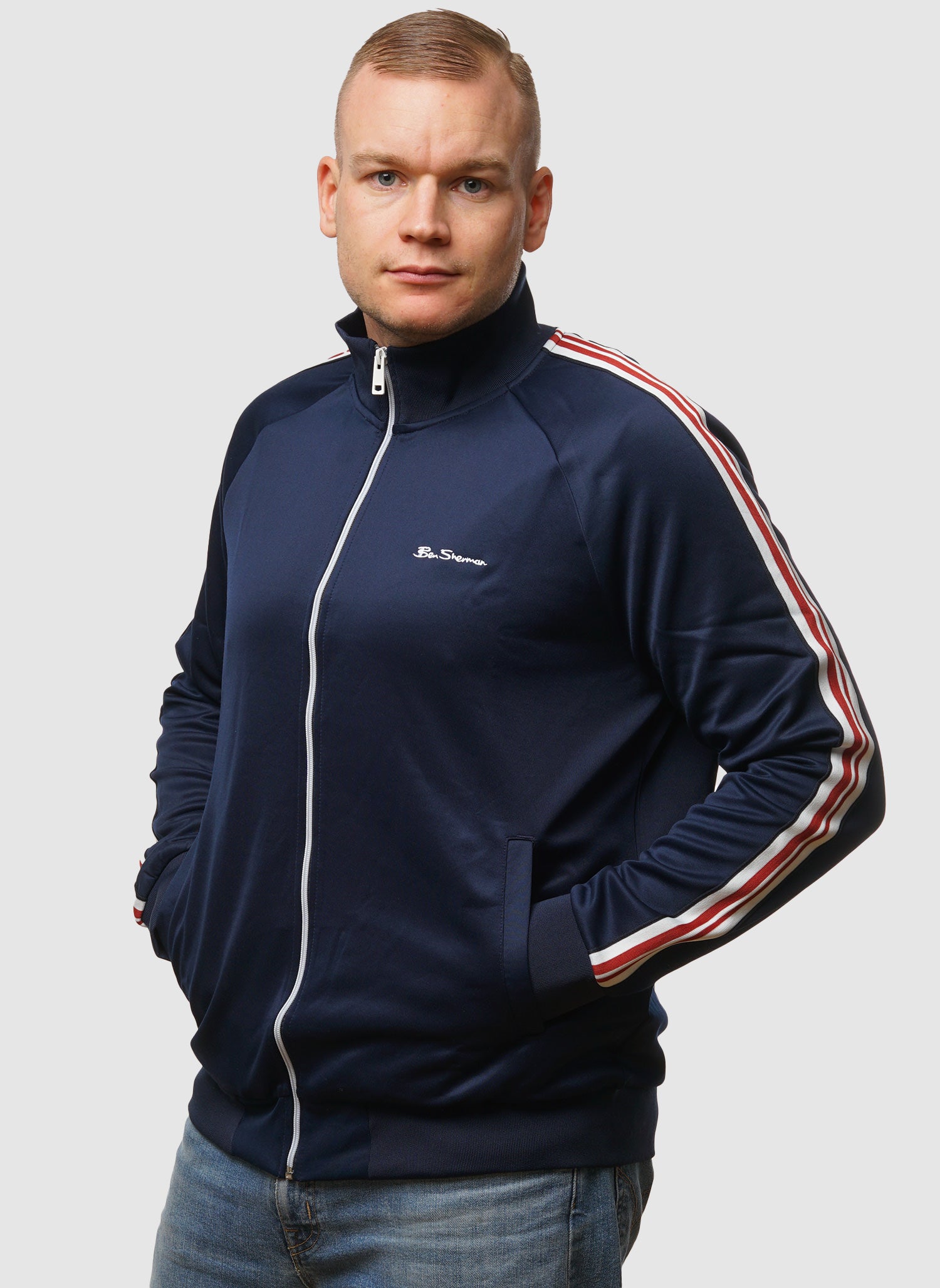 House Taped Tracktop - Dark Navy