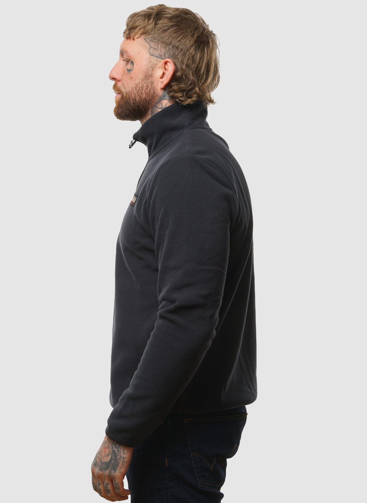 T-Iaato Half Zip Sweatshirt - Black