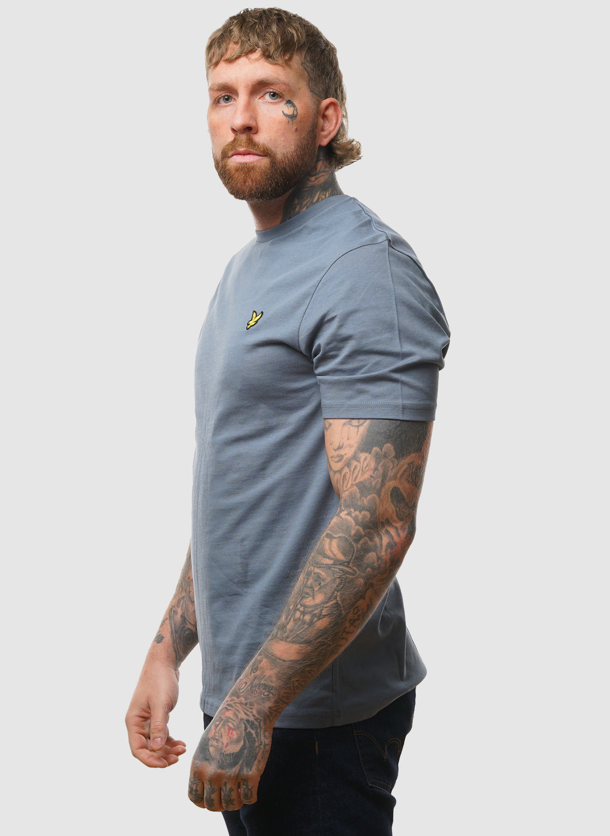 Plain T-Shirt - Mist Blue