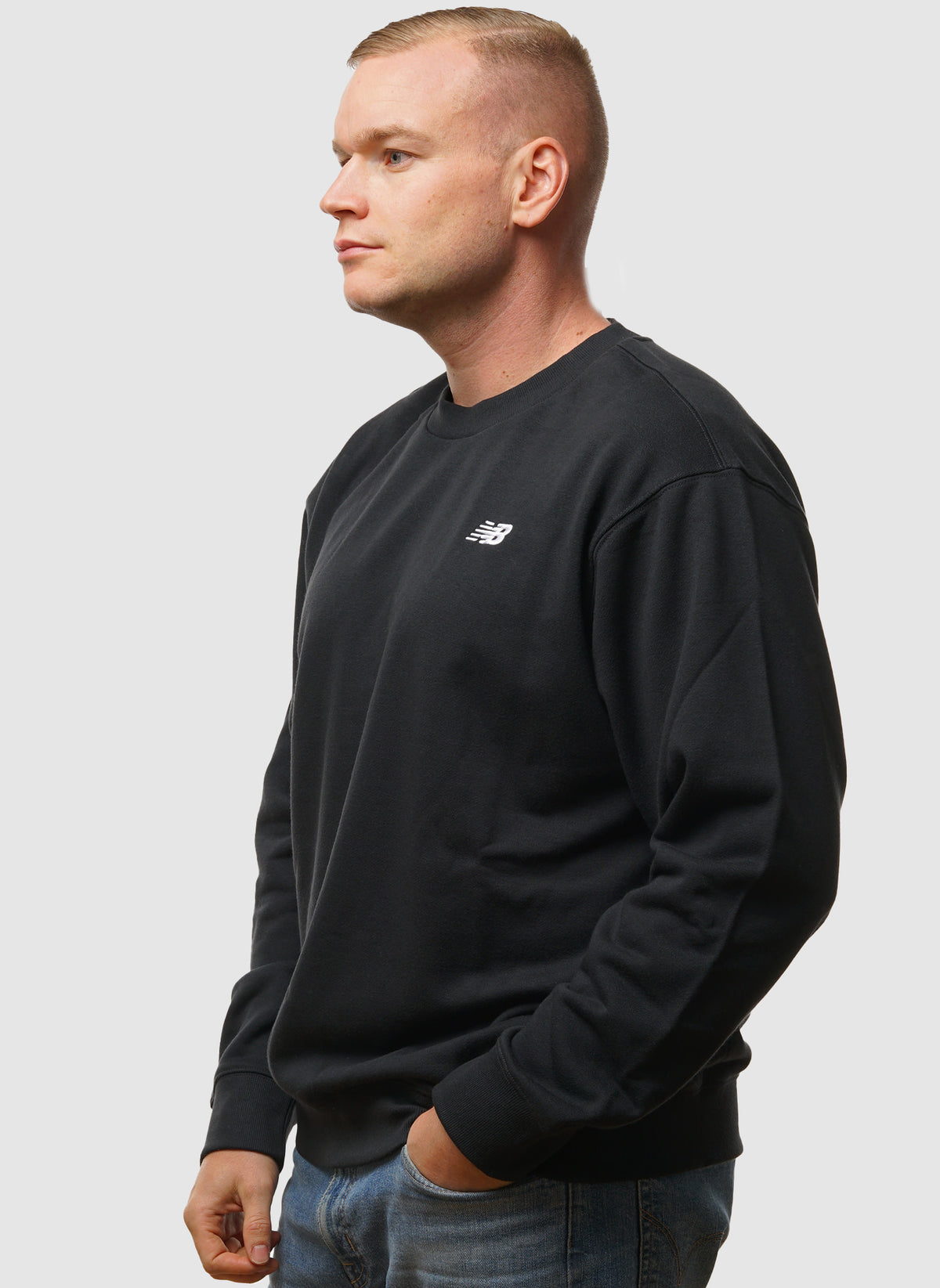 Sport Essentials French Terry Crew Neck - Black