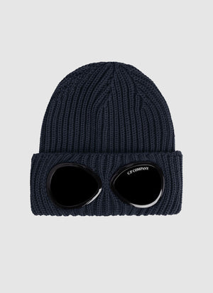 Extra Fine Merino Wool Goggle Beanie - Total Eclipse