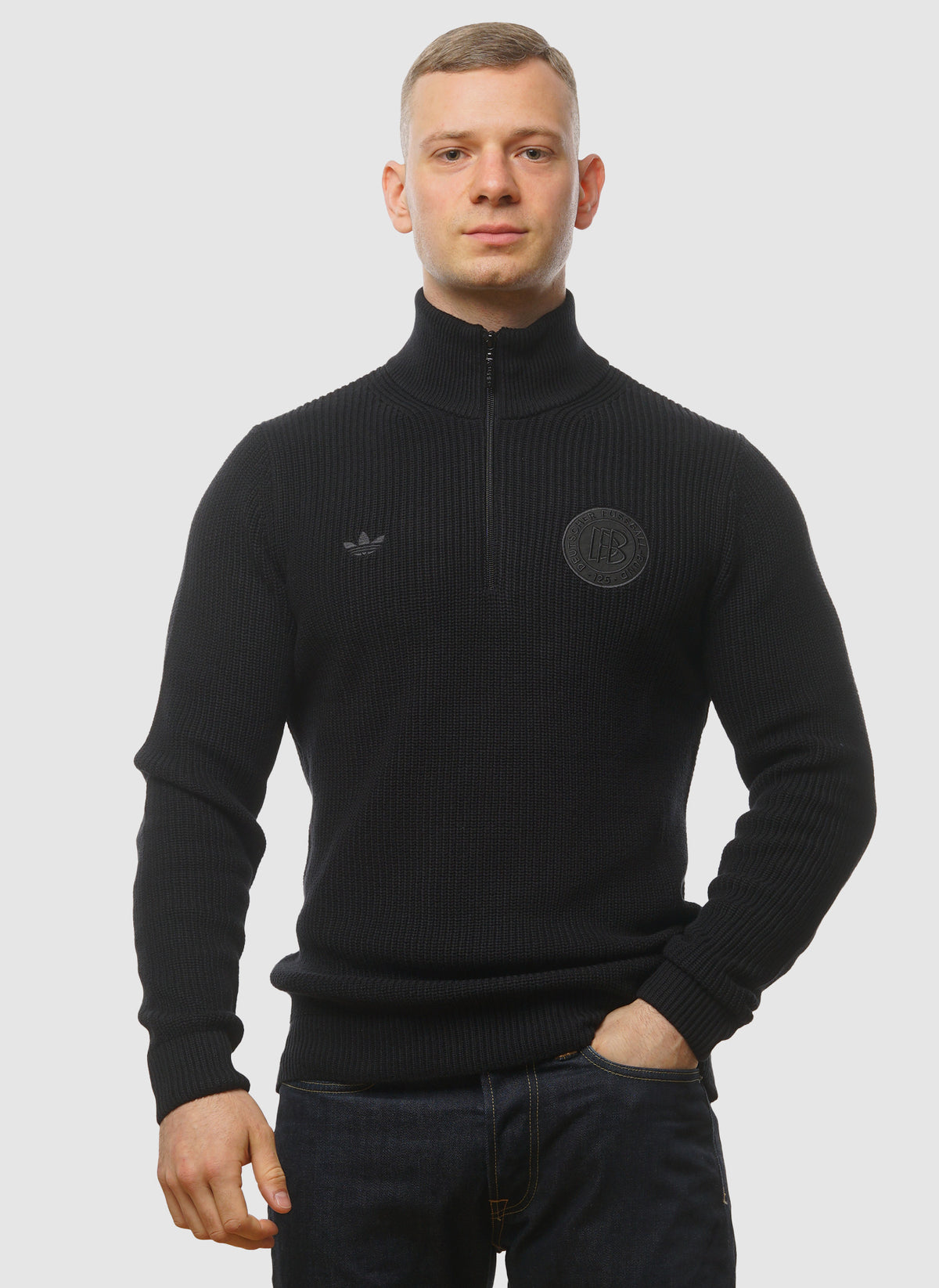 125 Jahre Half-Zip - Black