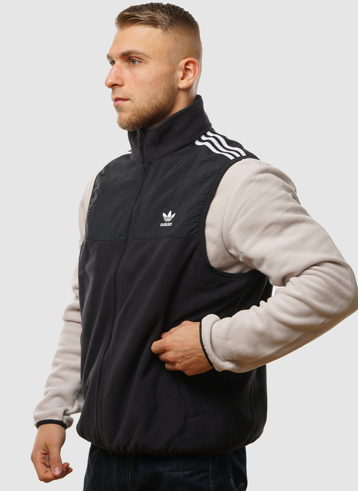 Fleece Vest - Black