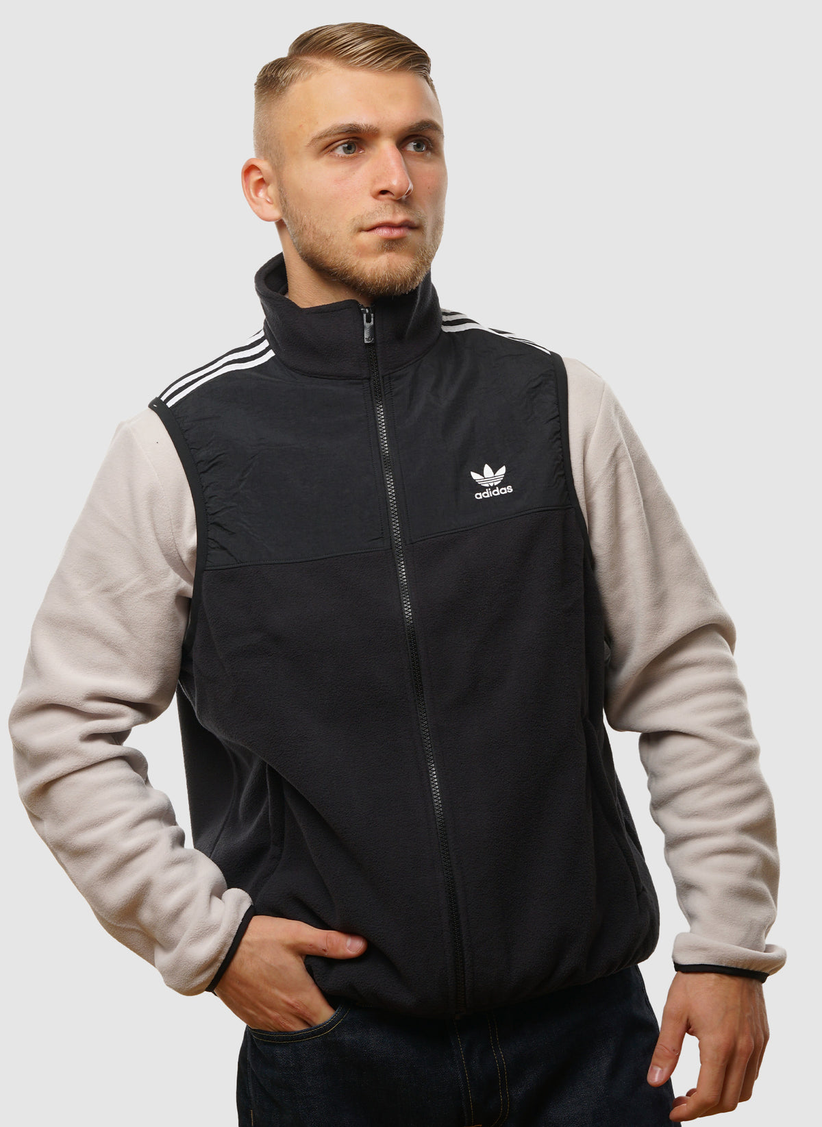 Fleece Vest - Black