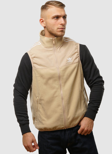 Fleece Vest - Beige