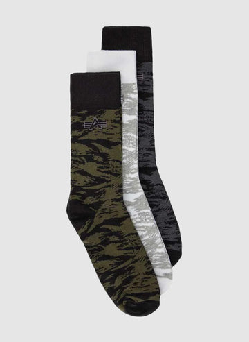 Graphic AOP 3 Pack Socks - Mixed