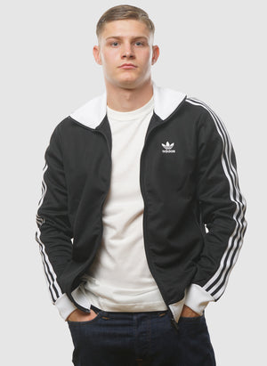 Beckenbauer Tracktop - Black/White