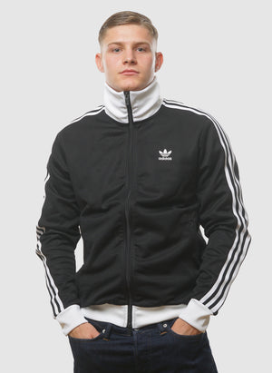 Beckenbauer Tracktop - Black/White