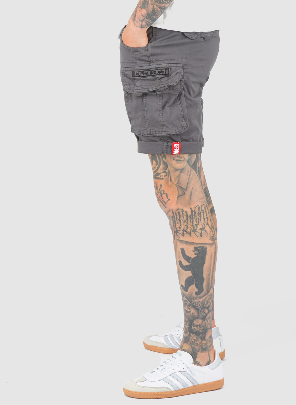 Crew Short - Vintage Grey