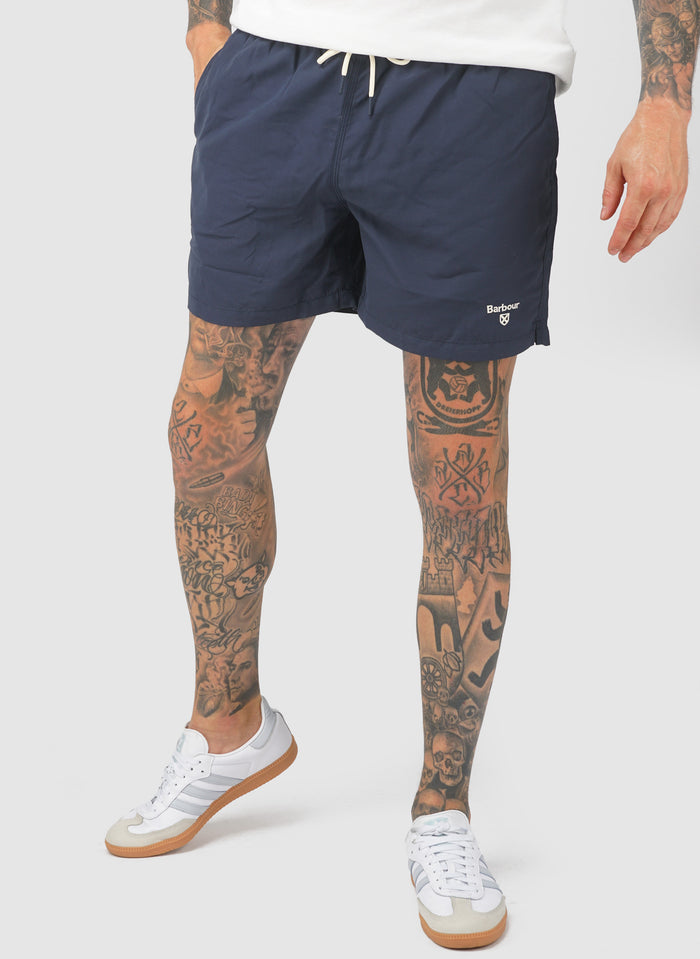 Staple Logo Swim Shorts - Navy