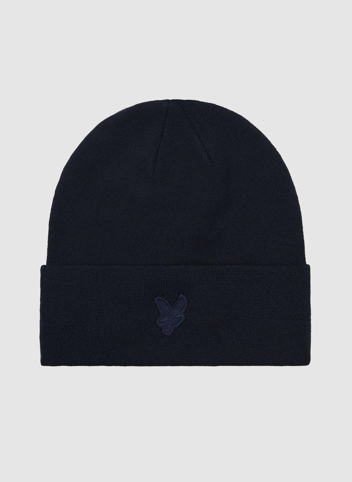 Tonal Eagle Beanie - Dark Navy