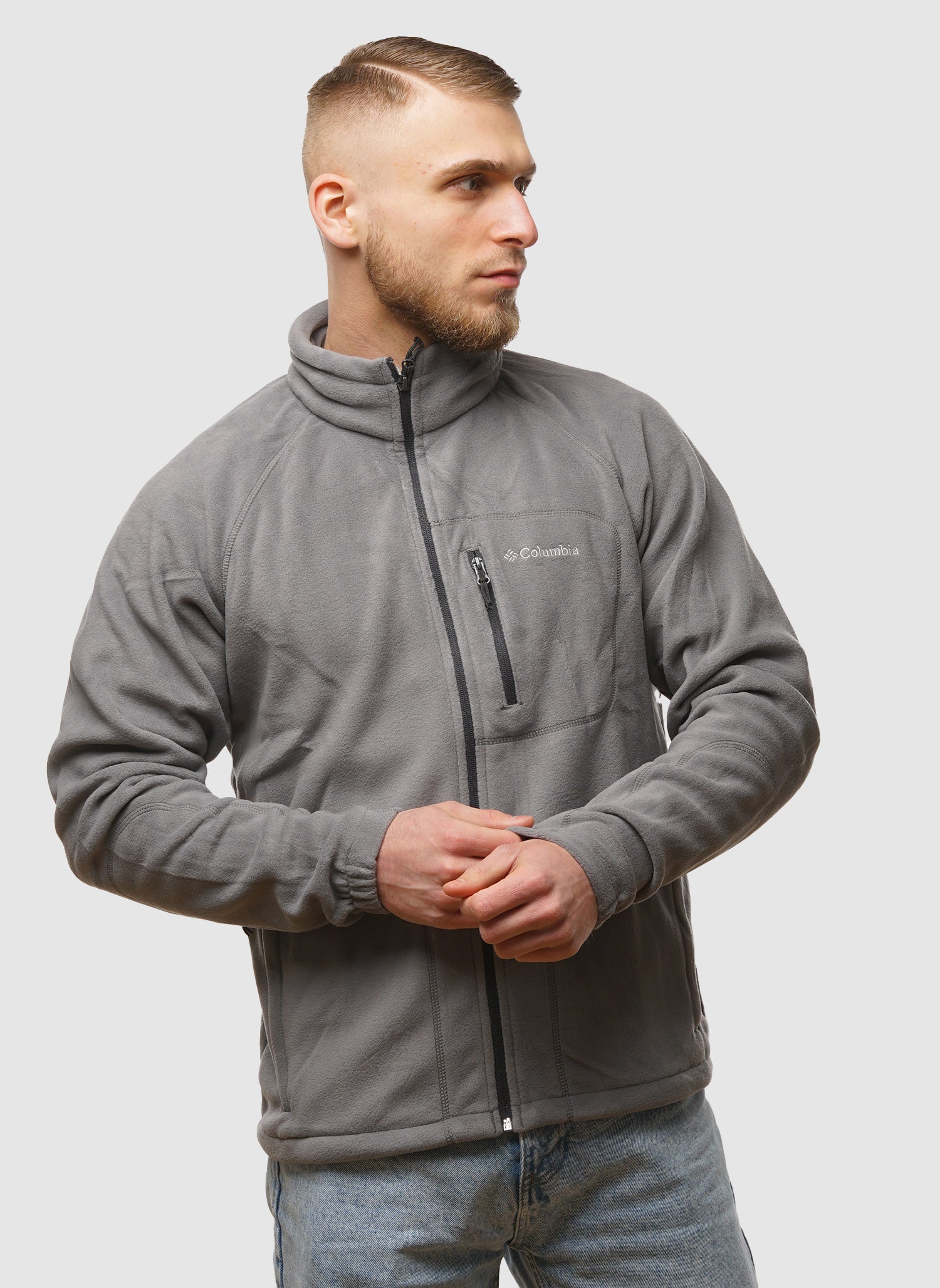 Fast Trek II Full Zip Fleece - City Grey