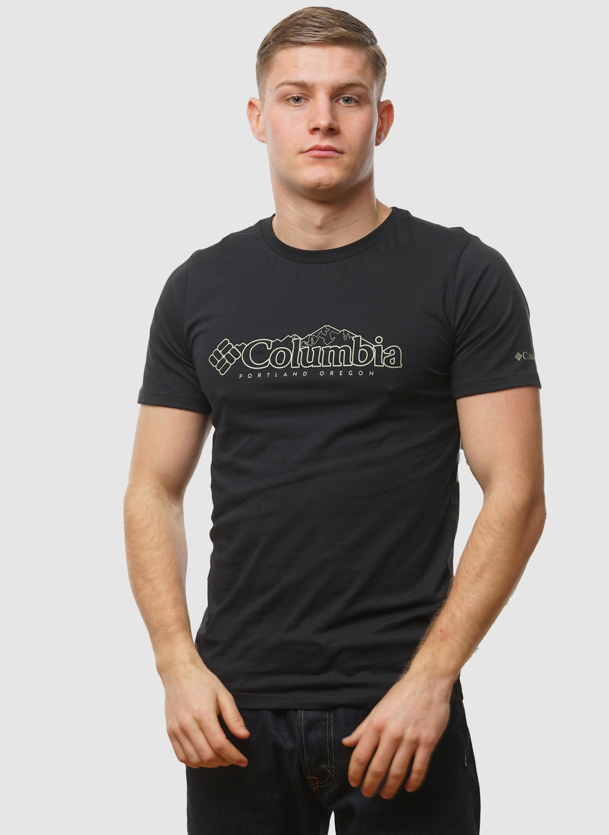 CSC Seasonal Logo T-Shirt - Black/Branded