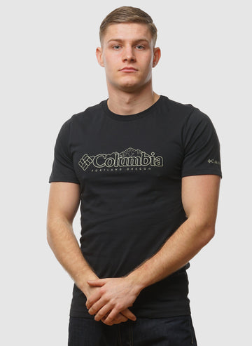 CSC Seasonal Logo T-Shirt - Black/Branded