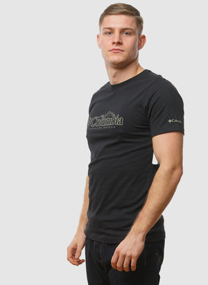 CSC Seasonal Logo T-Shirt - Black/Branded