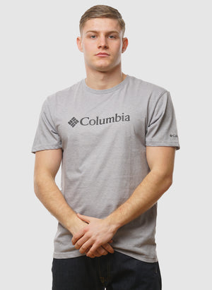 CSC Basic Logo T-Shirt - Columbia Grey/Black