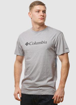 CSC Basic Logo T-Shirt - Columbia Grey/Black