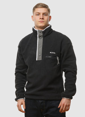 Helvetia Half Snap Fleece - Black