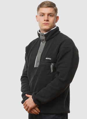 Helvetia Half Snap Fleece - Black