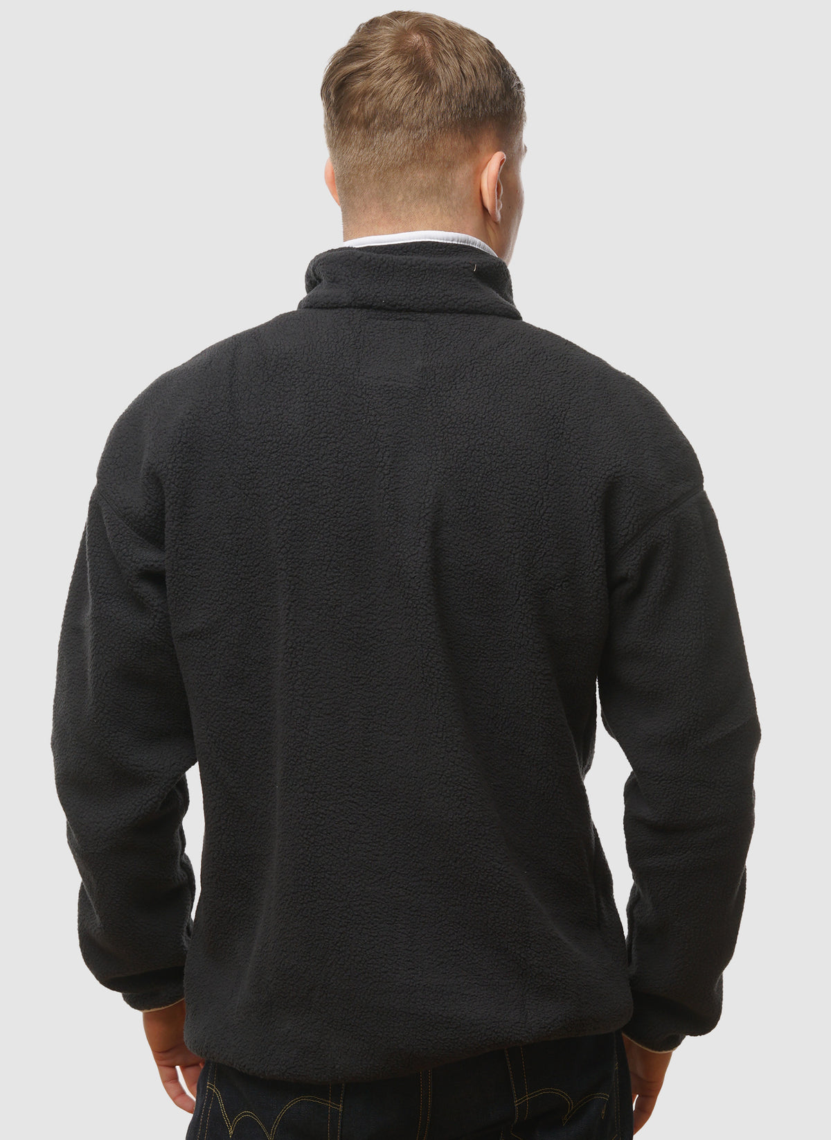 Helvetia Half Snap Fleece - Black