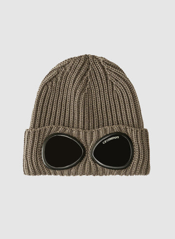 Extra Fine Merino Wool Goggle Beanie - Walnut