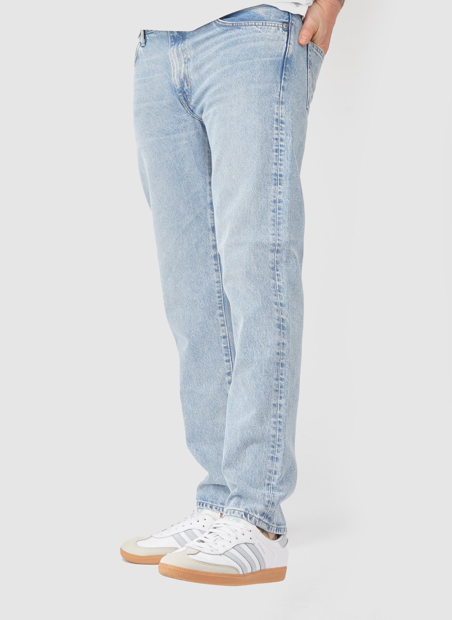 Regular Tapered Stretched Denim - Light Used