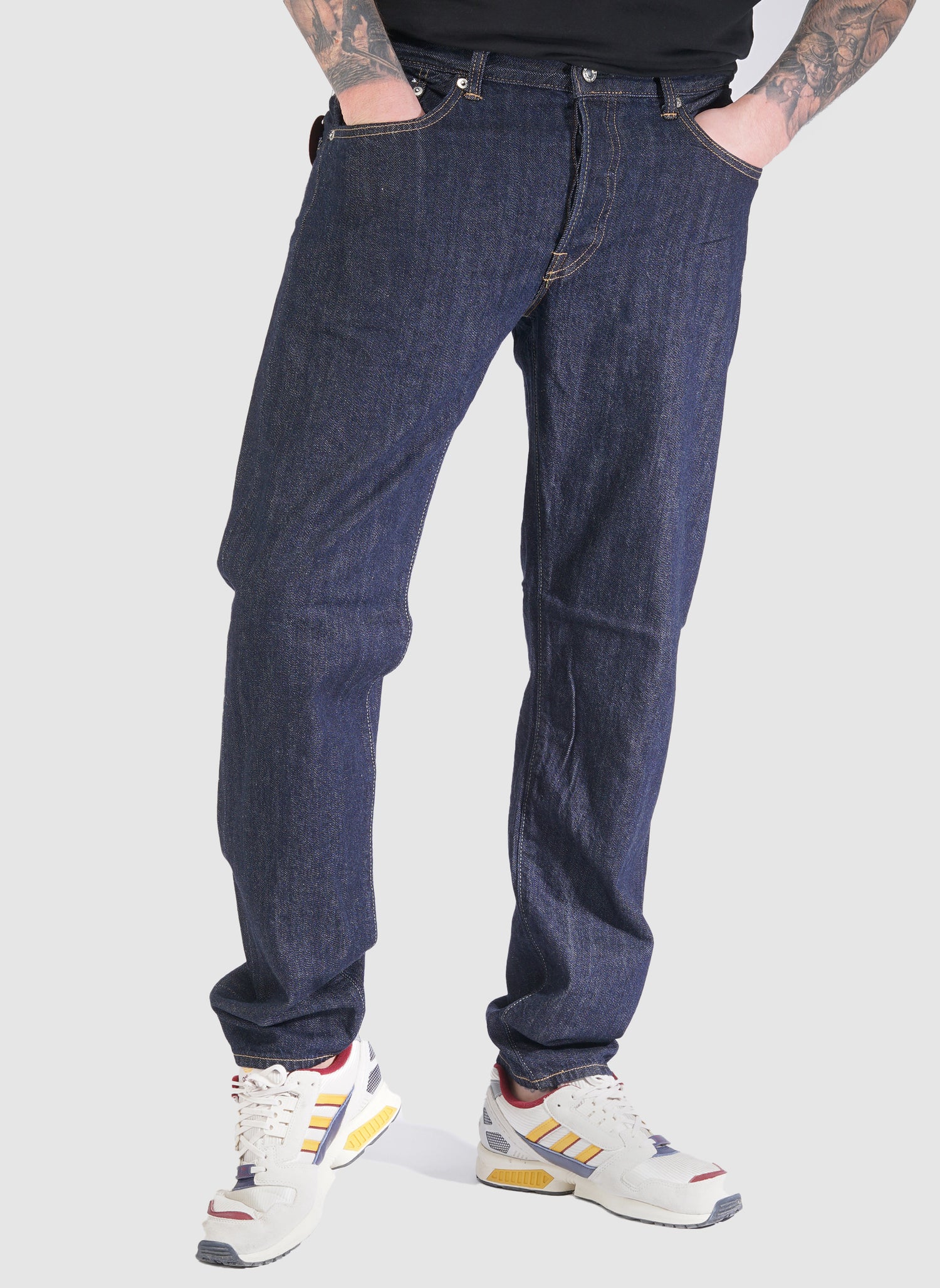 Regular Tapered Lightweight Denim - Rinsed/Red Selvage