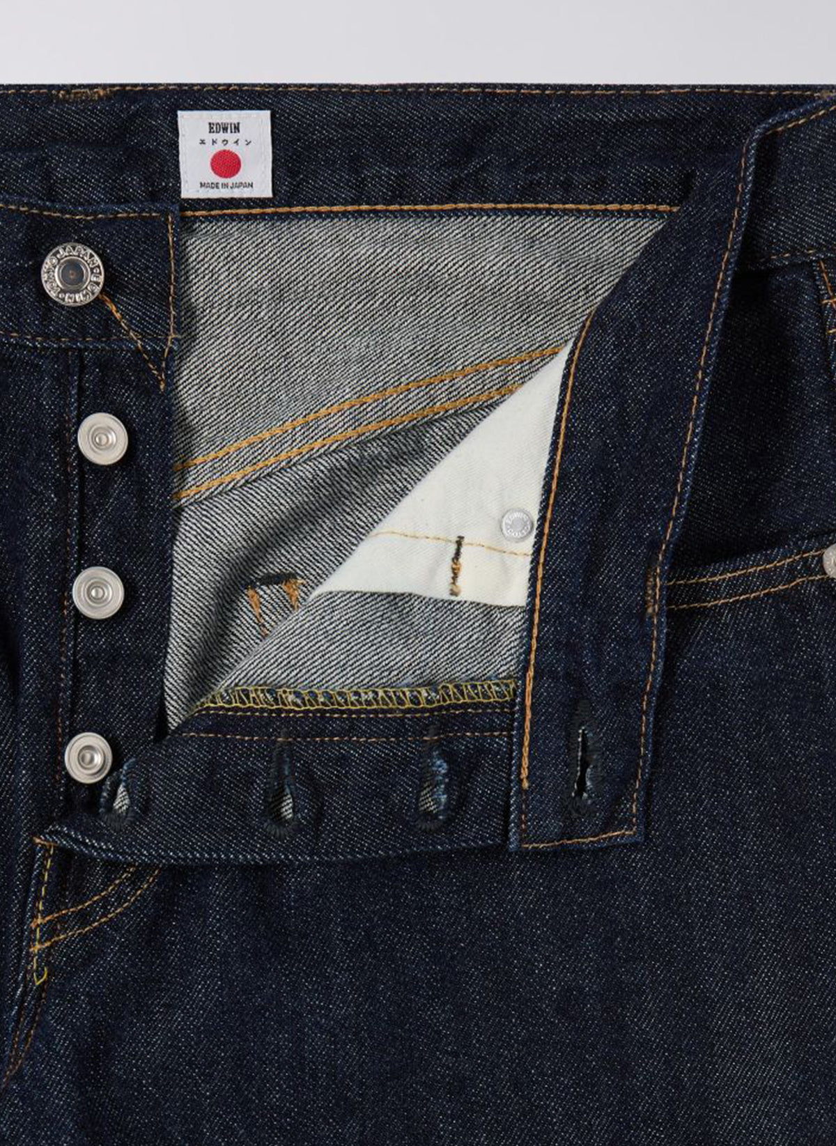 Regular Tapered Lightweight Denim - Rinsed/Red Selvage