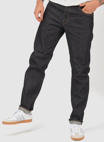 Regular Tapered Denim - Unwashed, Rainbow Selvage