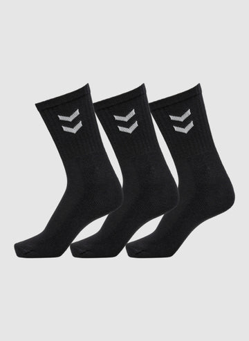 3-Pack Basic Socks - Black