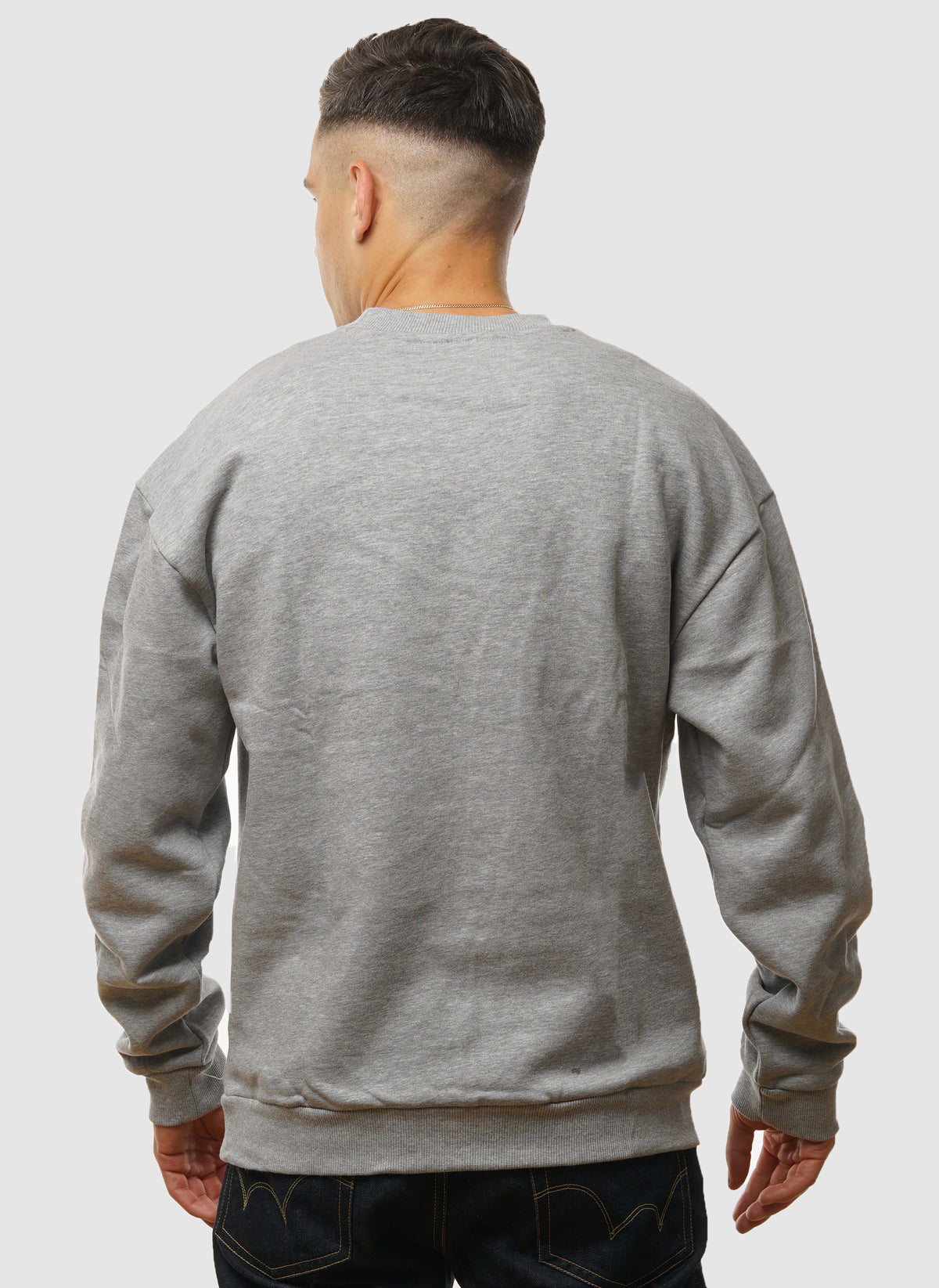 University Bee Crew Neck - Grey Melange