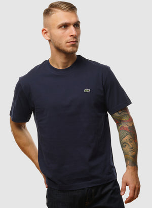 Rundhals T-Shirt - Navy Blue