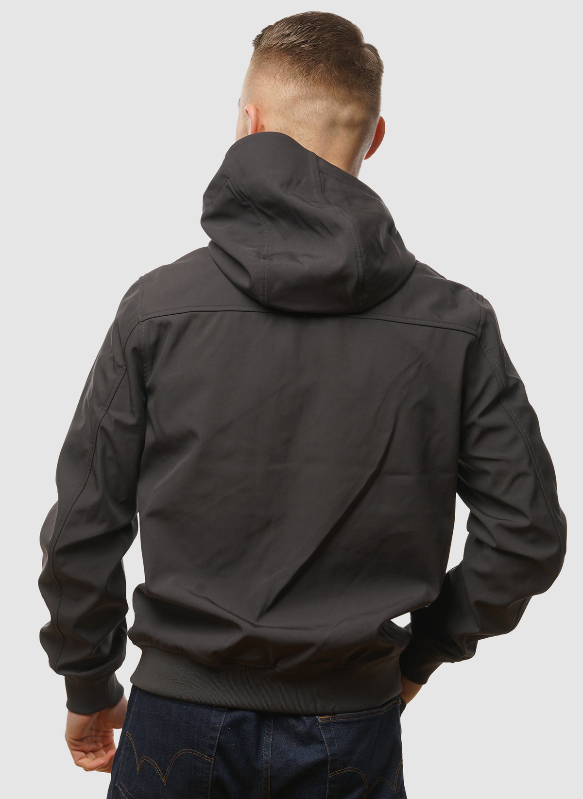 Mesh Back Softshell Jacket - Gunmetal