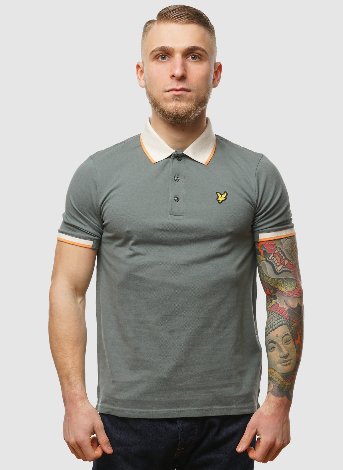 Half Tipped Poloshirt - Green Mercurial