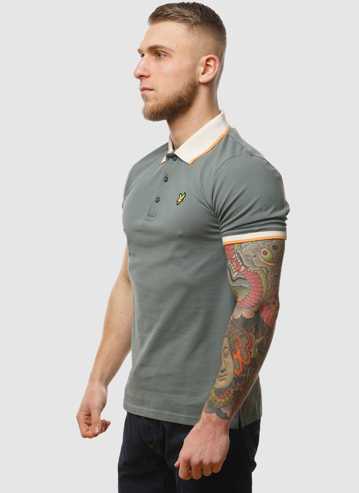 Half Tipped Poloshirt - Green Mercurial