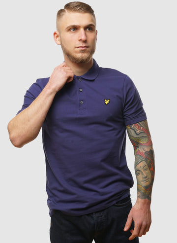 Plain Poloshirt - Deep Indigo