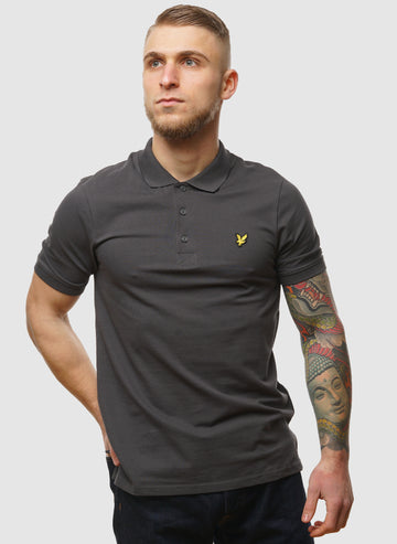 Plain Poloshirt - Gunmetal