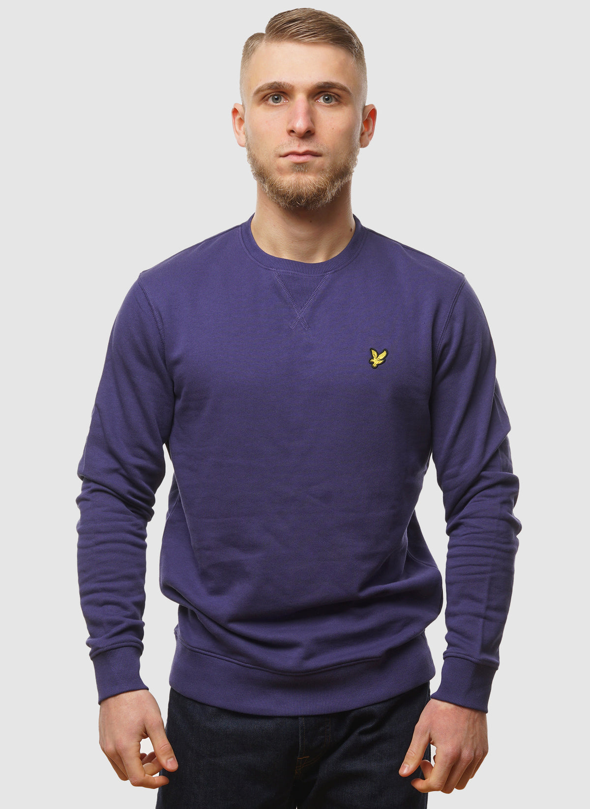 Crew Neck Sweatshirt - Deep Indigo