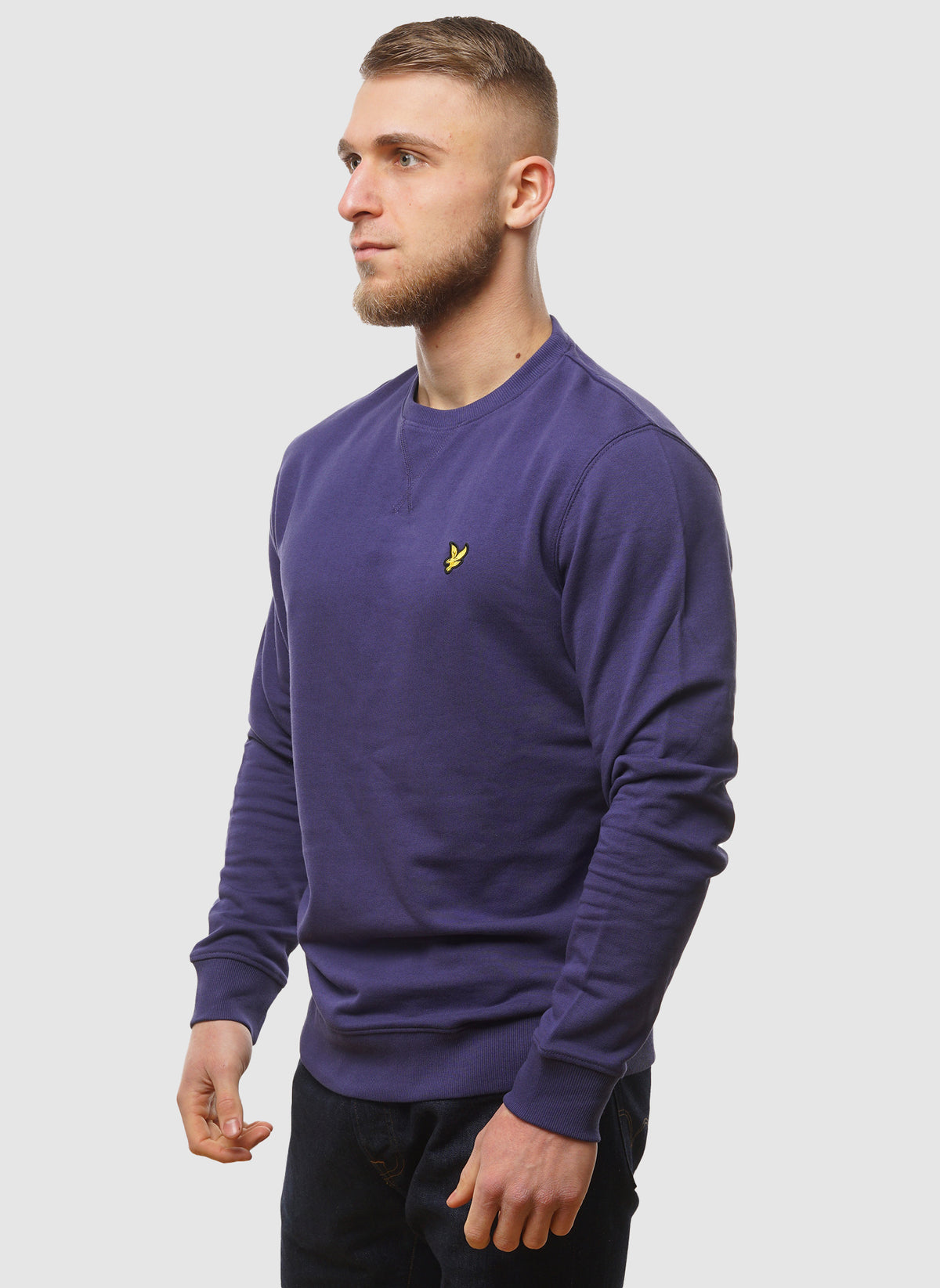 Crew Neck Sweatshirt - Deep Indigo