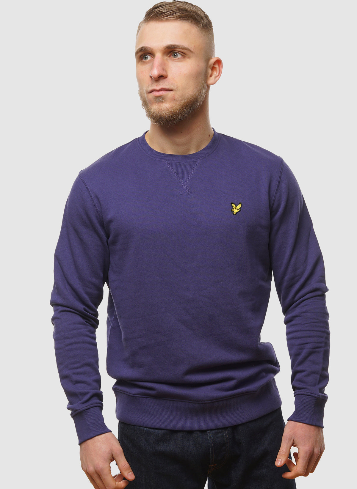 Crew Neck Sweatshirt - Deep Indigo