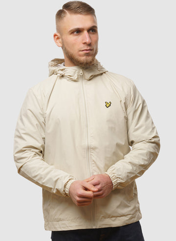 Zip Through Hooded Jacket - Cove