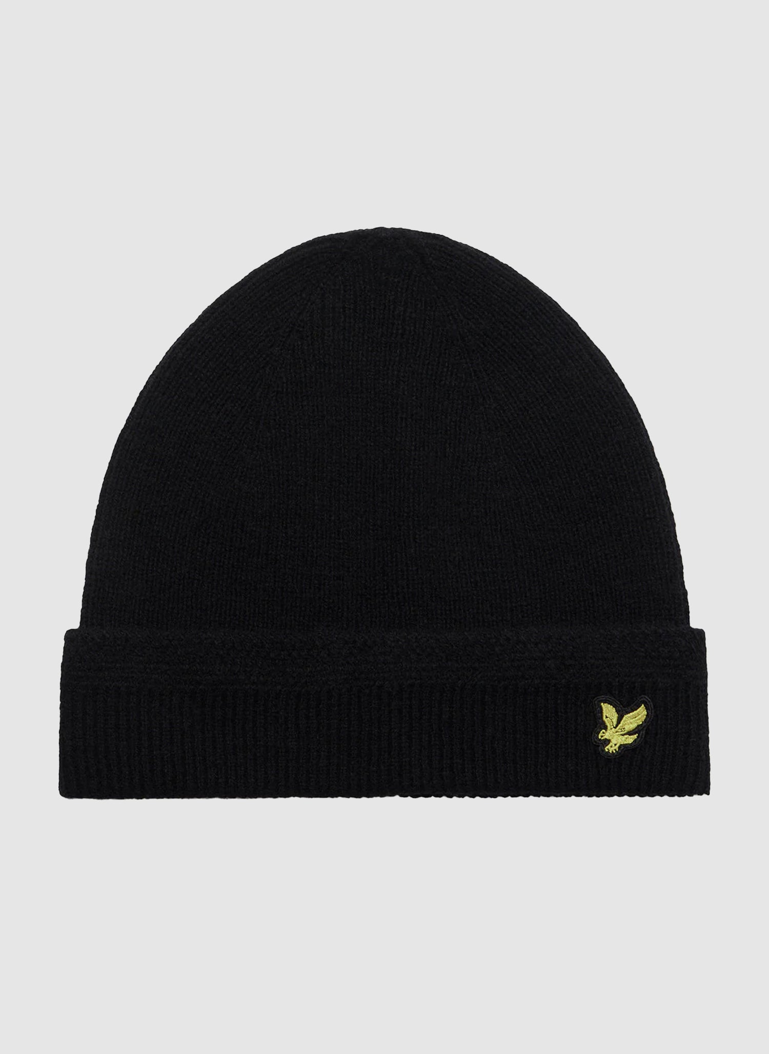 Racked Rib Beanie - True Black