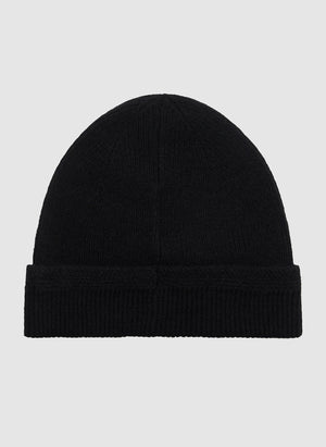 Racked Rib Beanie - True Black