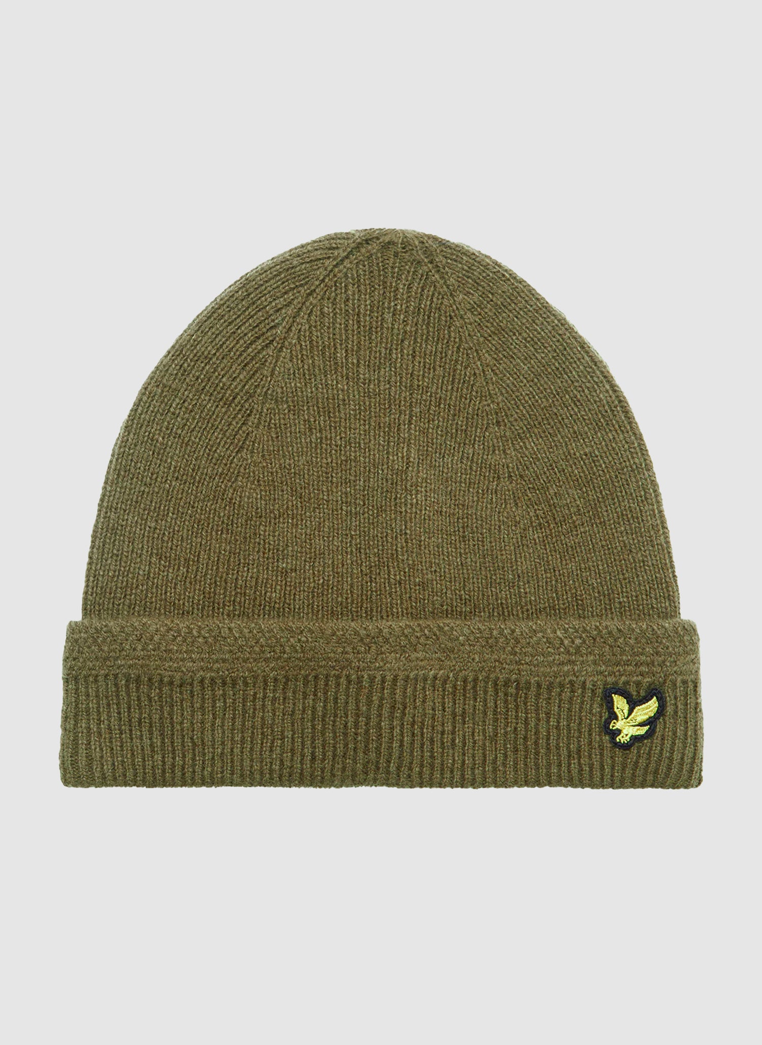 Racked Rib Beanie - Olive