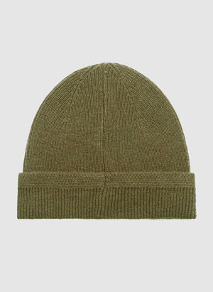 Racked Rib Beanie - Olive